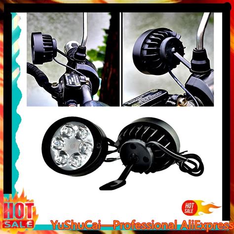 W Motorcycle Led Headlight Waterproof K Front Fork Light Lamp For