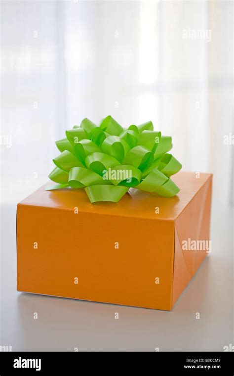 gift box with bow Stock Photo - Alamy