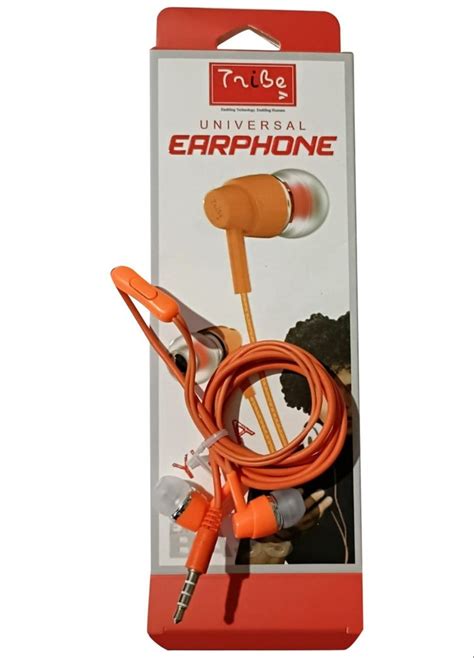 Tribe Orange Wired Earphone Mobile Model Name Number Universal At Rs