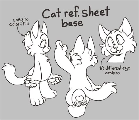 The Best 11 Cat Furry Ref Sheet Base Bilgimwasubi