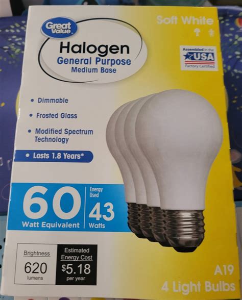 Halogen bulbs. | Lighting/Enclosures