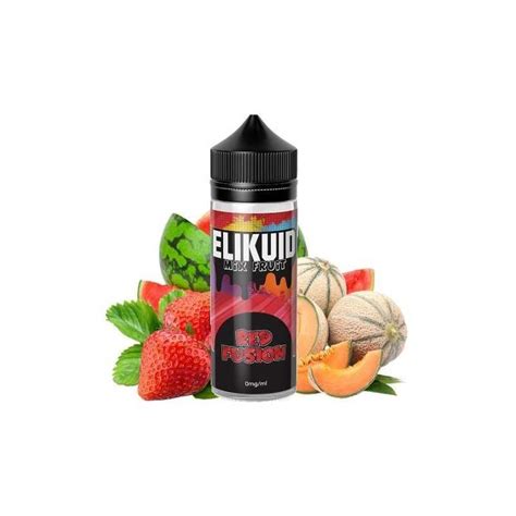 Red Fusion 100ml Elikuid Eliquide Fraise Melon Pastèque