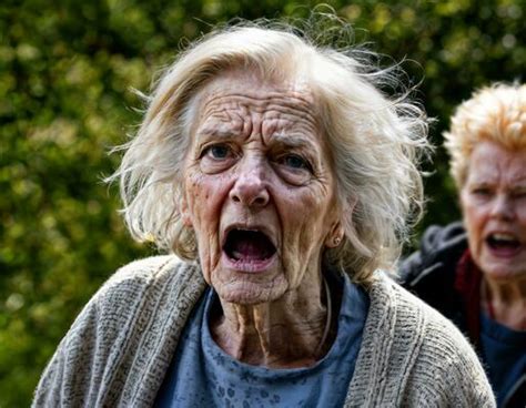 Angry Old Woman Stock Photos, Images and Backgrounds for Free Download