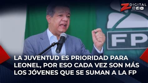 La juventud es prioridad para Leonel por eso cada vez son más los