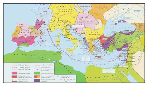 Clases De Ciencias Sociales Mapas De La Baja Edad Media Edad Media