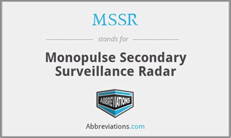 Mssr Monopulse Secondary Surveillance Radar