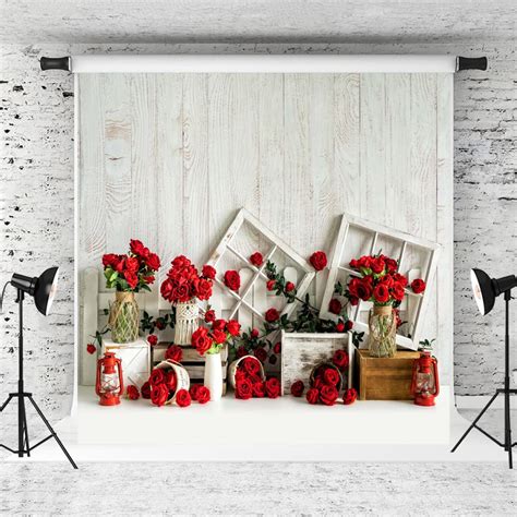 Kate X Ft Valentine S Day Backdrop For Photography Vintage Wood Wall