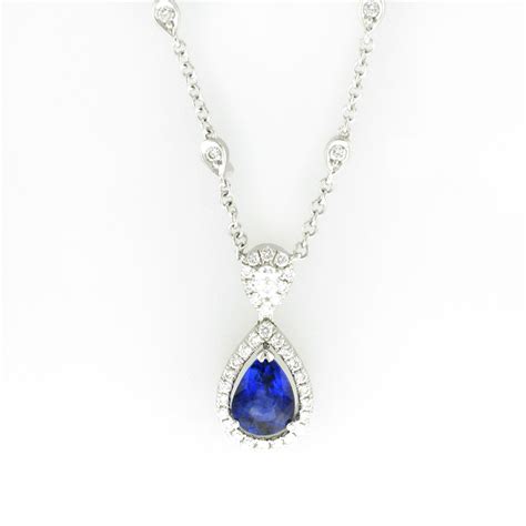 Blue Sapphire Necklace | M.C. Ginsberg