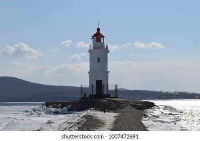 Aerial View Tokarevskiy Lighthouse One Oldest Stock Photo 793479403