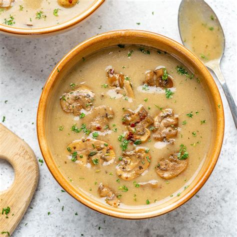 Slow Cooker Creamy Mushroom Soup Clean Food Crush