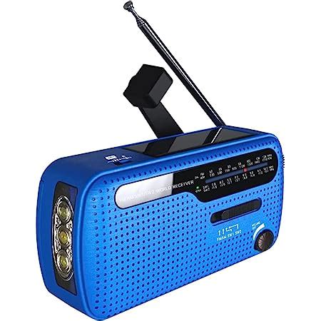 Degen De Wind Up Radio Cranked Solar Fm Am Sw Emergency Weather Radio