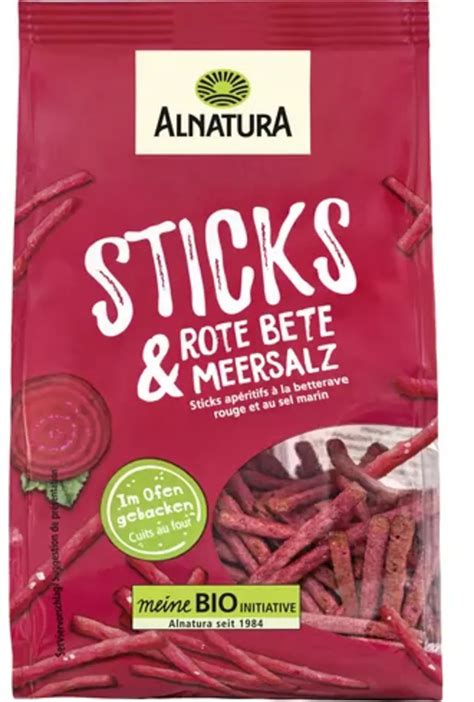 Alnatura Organic Snack Sticks Beetroot Sea Salt G Piccantino