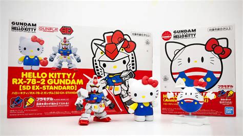 Hello Kitty Put On The Gundam Suit And Becomes Haro In This Hello Kitty