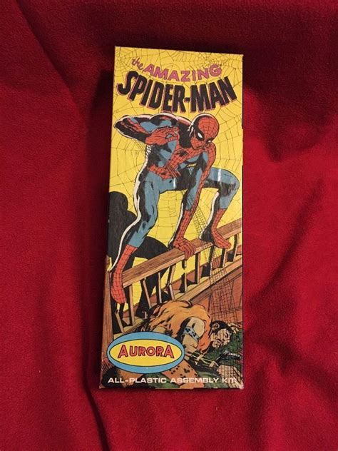 1966 The Amazing Spider Man Aurora Model Kit Complete Vintageoriginal