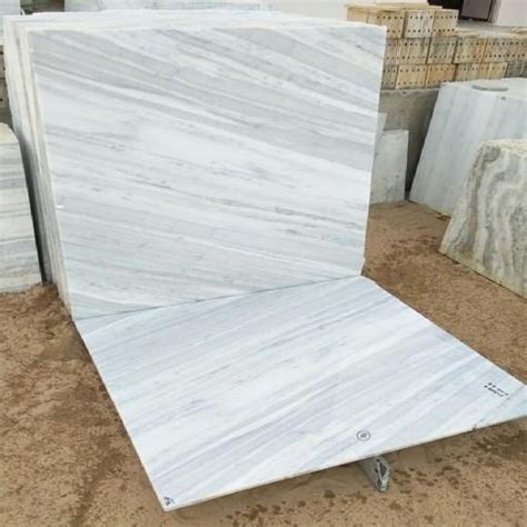 White Pan India Makrana Doongari Marble Slab Thickness 15 20 Mm At