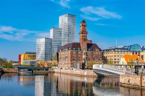 Skyline of Malmo with Turning Torso Skyscraper, Sweden Stock Image - Image of swedish, building ...