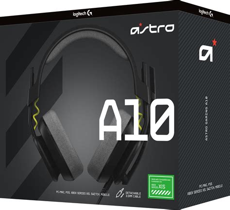 Astro Gaming A10 Gen 2 Wired Stereo Over The Ear Gaming Headset For Xbox Pc With Flip To Mute