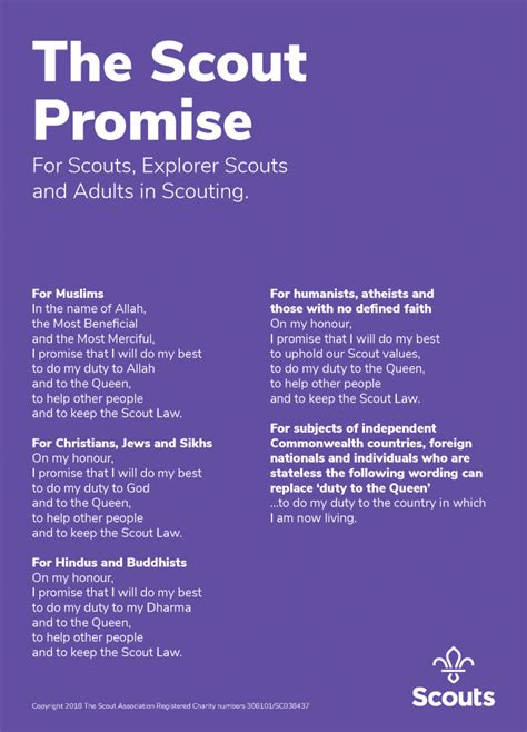 Scout Promise Backworth Hall Scouts