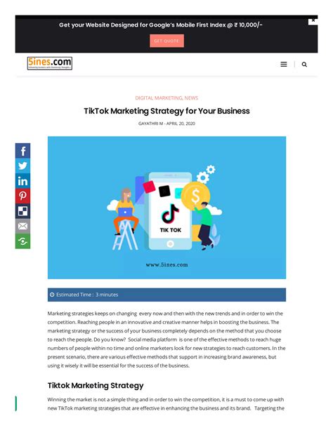 Tiktok Marketing Strategy For Your Business Pdf