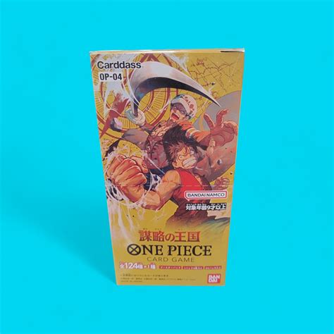 One Piece Card Game Kingdoms of Intrigue Japanese Booster Box OP-04 – SCJ
