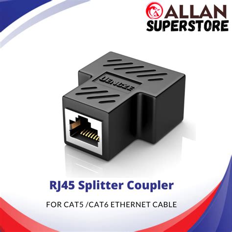 Allan Superstore Rj45 Coupler Female Connector 2 Way Network Splitter