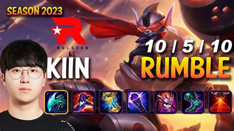 KT Kiin RUMBLE Vs SION Top Patch 13 13 KR Ranked YouTube