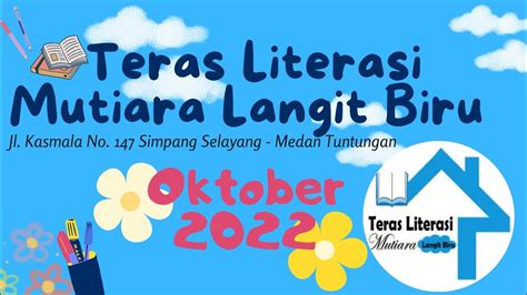 Teras Literasi Mutiara Langit Biru Oktober Youtube