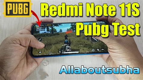 Redmi Note 11s PUBG Test Graphics Game Play Battery Drain Test