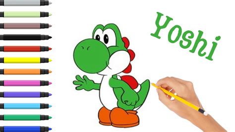 Discover How To Draw Yoshi Mario Bros Youtube