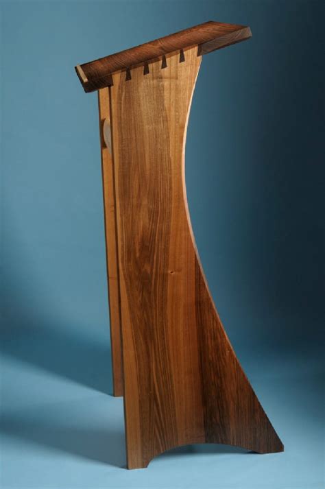 Plans For A Podiumlectern Finewoodworking