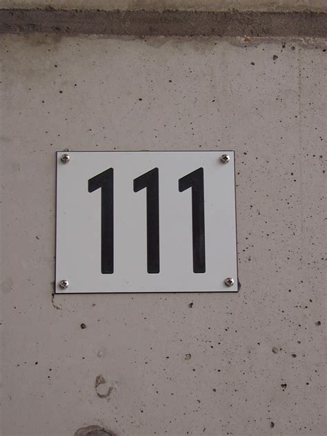 Image*After : photos : house number numbers 111