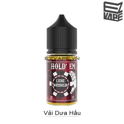 Hold Em Lychee Watermelon Salt Nic 30ml Pink Vape Đơn vị cung cấp