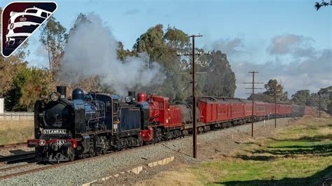 K183 K190 Race Up The North East Steamrail S Shepparton Steam