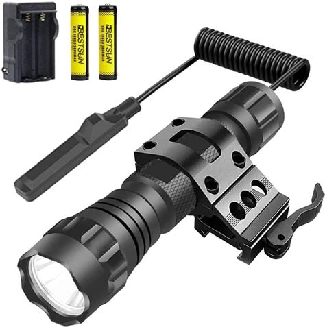 BESTSUN LED Weapon Light 2000 Lumen Super Bright Tactical Flashlight