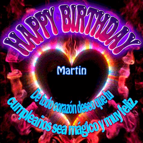 🎂happy Birthday Circular Martin