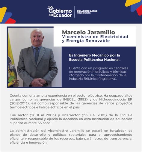 Viceministro De Electricidad Y Energía Renovable Perfil Ministerio