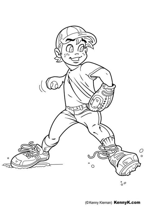 Coloring Page Baseball Pitcher Free Printable Coloring Pages Img 20106