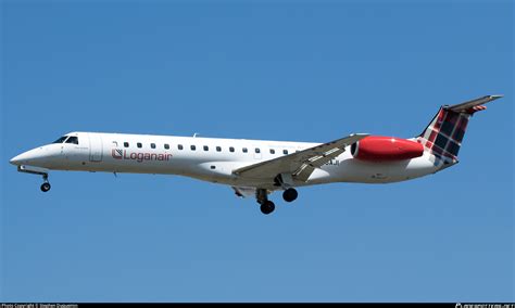 G Saji Loganair Embraer Erj Ep Photo By Stephen Duquemin Id