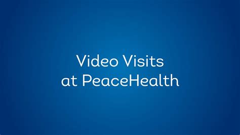 Video Visits at PeaceHealth - YouTube