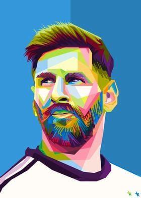 Leonel Messi Poster By Ardiyanza Dewa Displate Nel 2022 Messi