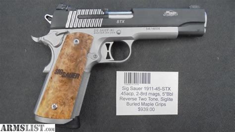 ARMSLIST For Sale Sig Sauer 1911 45 STX