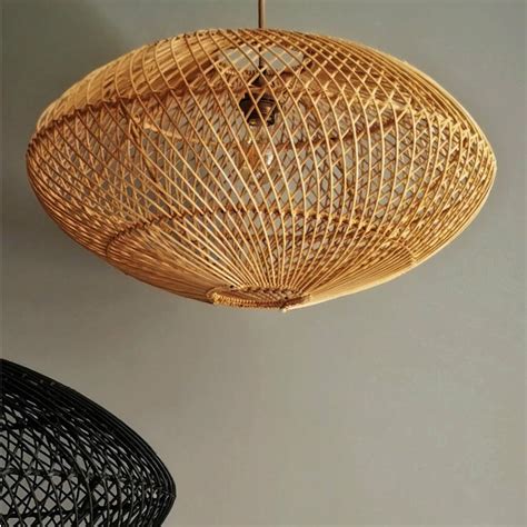 Oval Rattan Lightshade By Collectiviste