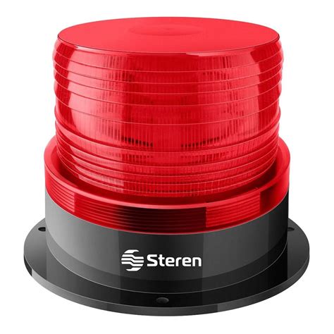 luz led roja estrobo  alarmas steren soriana
