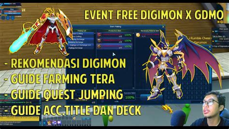 Guide Event Jumping For Newbie And Comeback User Digimon Masters