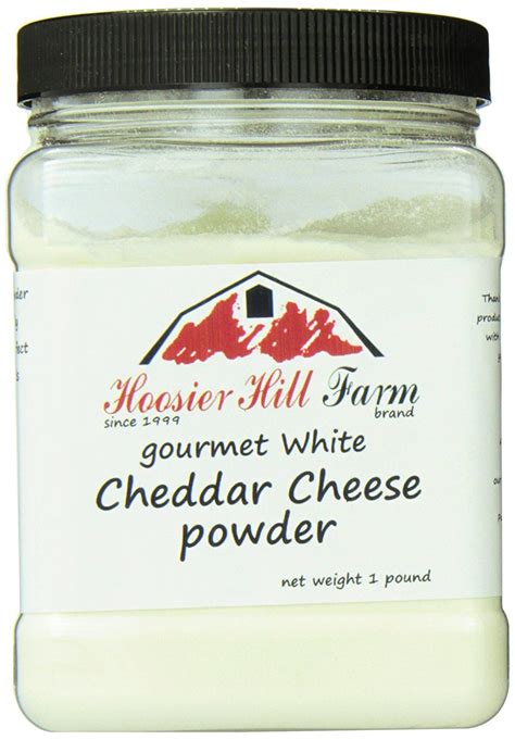 Hoosier Hill Farm Premium White Cheddar Cheese Powder Natural 1 Lb Gluten Free And Rbgh And