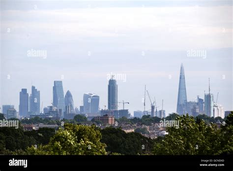 The City Of London Skyline Seen From The Grounds On Day Twelve Of The