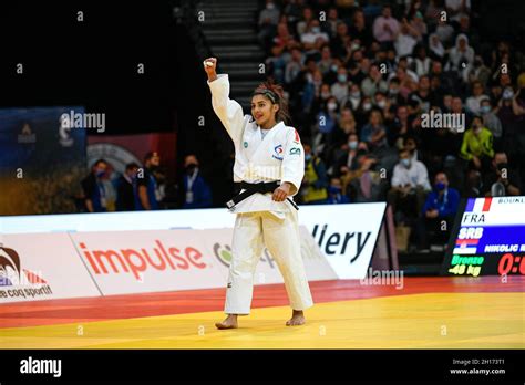 Women Kg Shirine Boukli Of France Bronze Medal During The Paris