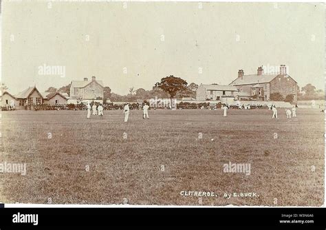 Clitheroe Cricket Club C1904 Stock Photo Alamy