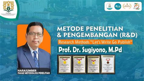 Metode Penelitian Dan Pengembangan R D Prof Dr Sugiyono M Pd