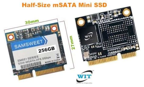 Gb Msata Mini Half Size Sataiii Internal Solid State Drive Ssd